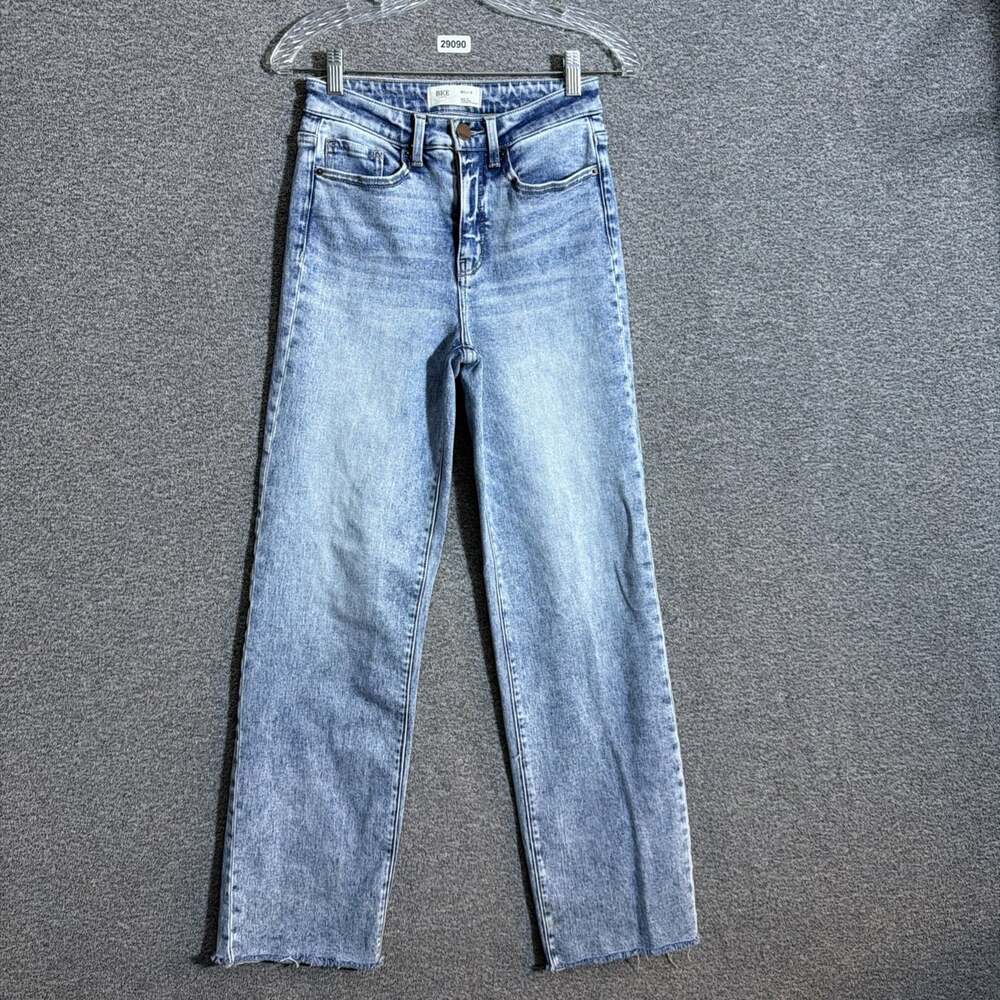 Buckle BKE Women's 26x32 Light Wash Blue Billie Slim Fit High Rise Straight
